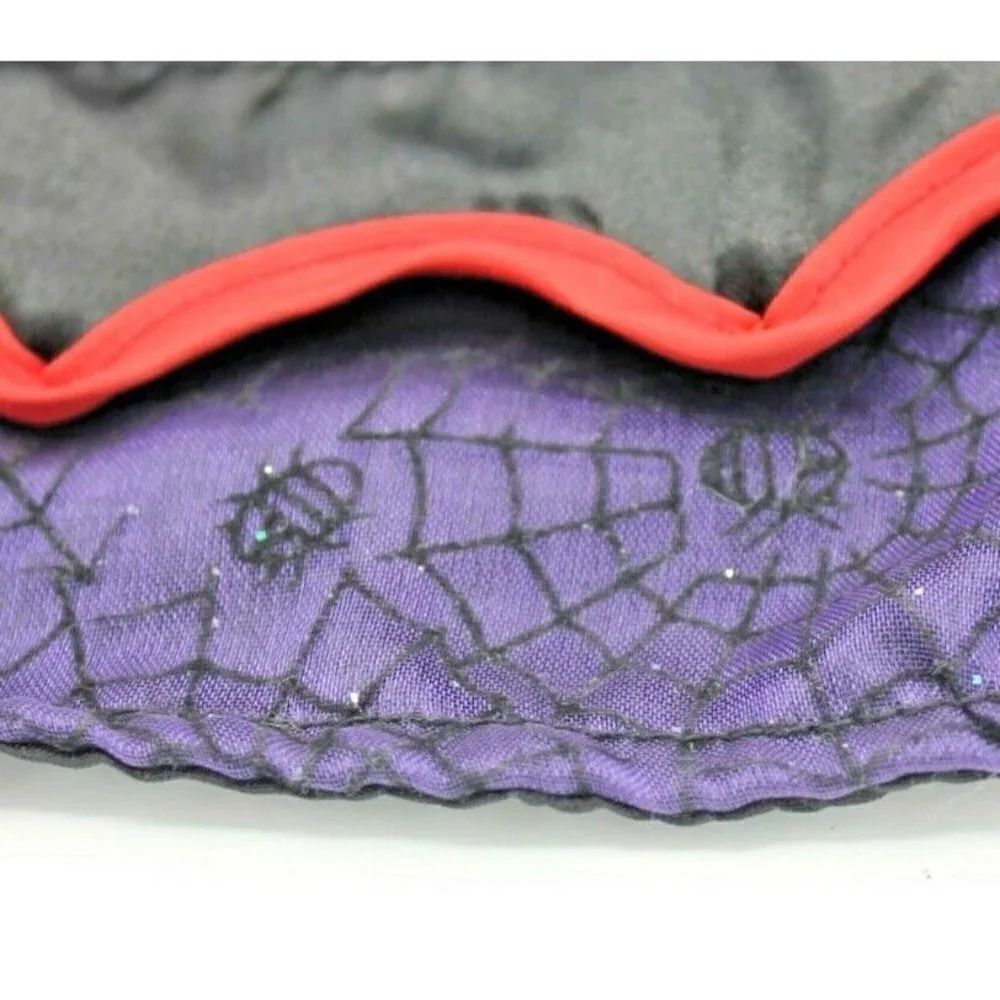 Pet Halloween Dog Cat Outfit Clothes Black Red Purple XS Cosplay